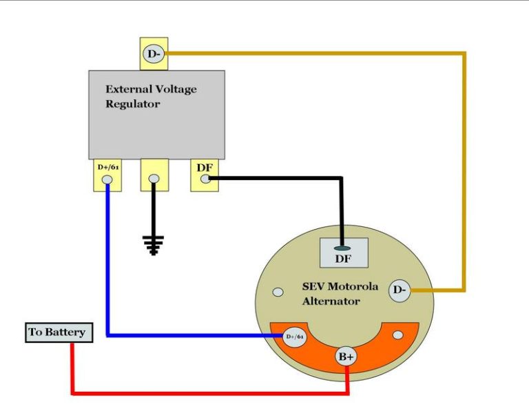 Car Voltage Regulator Wiring Diagram