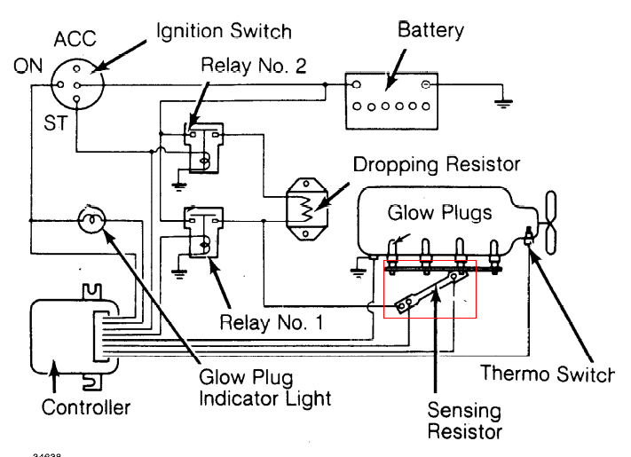 6.2 Glow Plug Controller Wiring Diagram