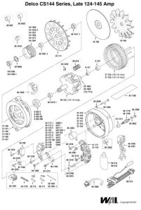 GM CS 144 alternator repair and replacement