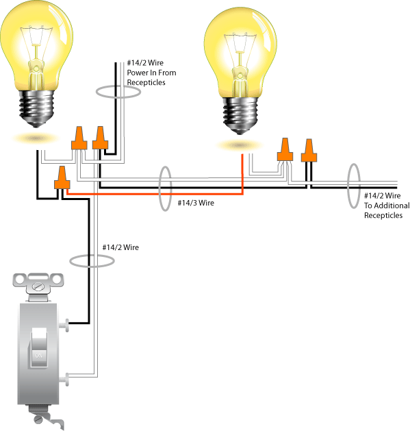 Wiring Lights In Parallel With Two Switches