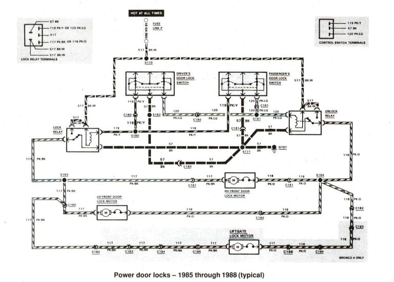 Ford Ranger Power Window Wiring Diagram
