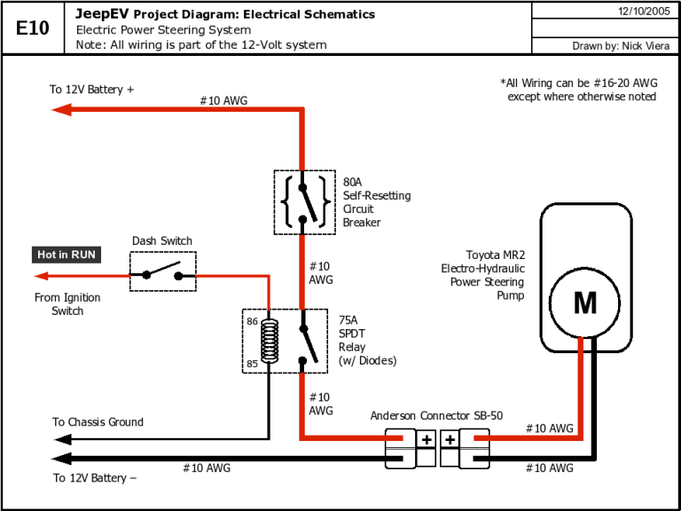 Electric Power Steering Wiring Diagram