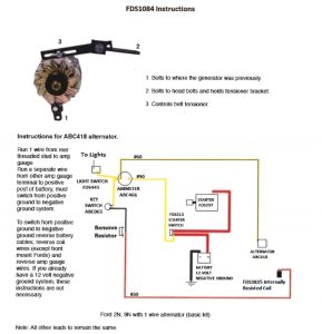 Ford 9n Wiring Diagram 12 Volt 1 Wire Alternator Wiring Diagram