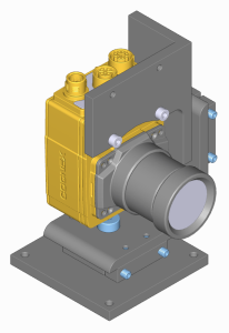 FM3_2a Mount for Cognex InSight 7000 series Cameras Foveal Systems
