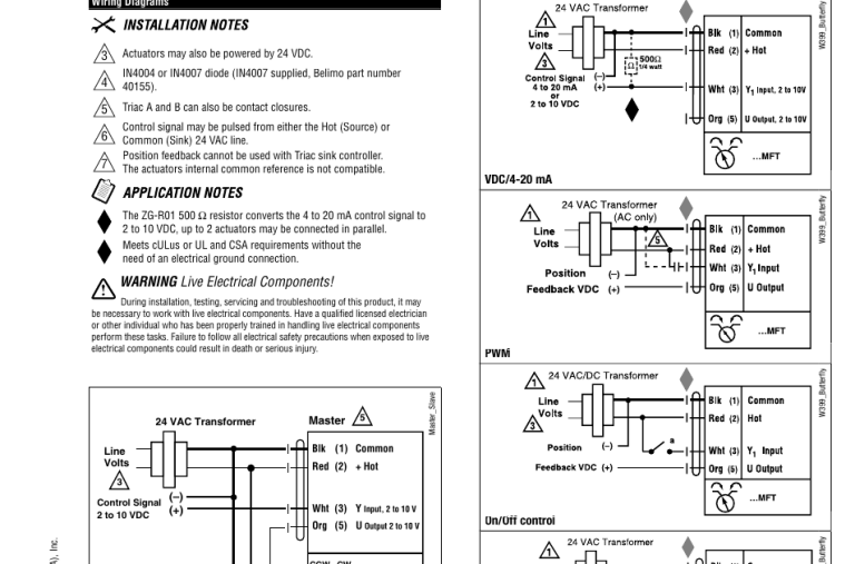 Belimo Afbup S Wiring Diagram