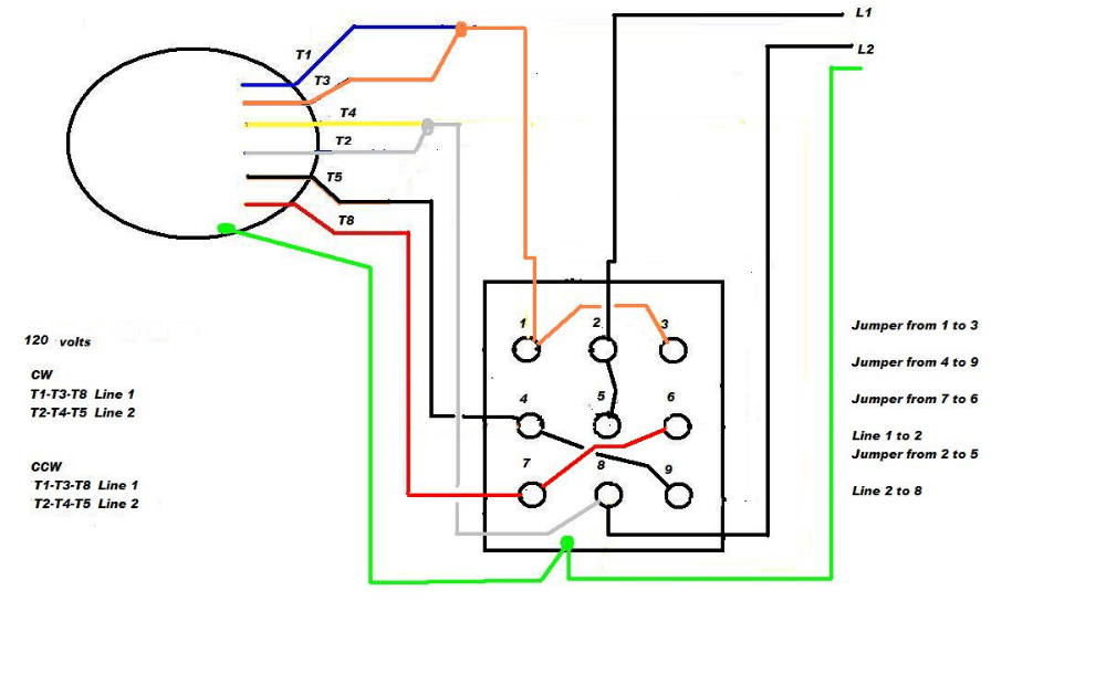 220 Volt 3 Phase Motor Wiring Diagram GRAMWIR