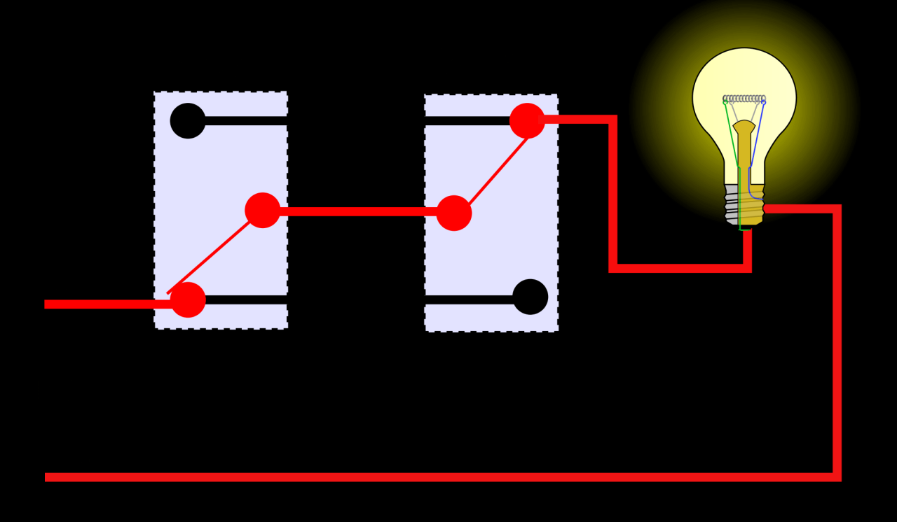 Three Way Switch Schematic Diagram