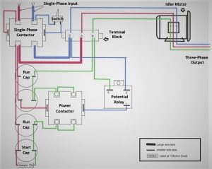 3 Phase Converter Wiring Diagram Running A Three Phase Electric