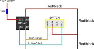 6 Pin Relay Wiring Diagram Schematic Wire