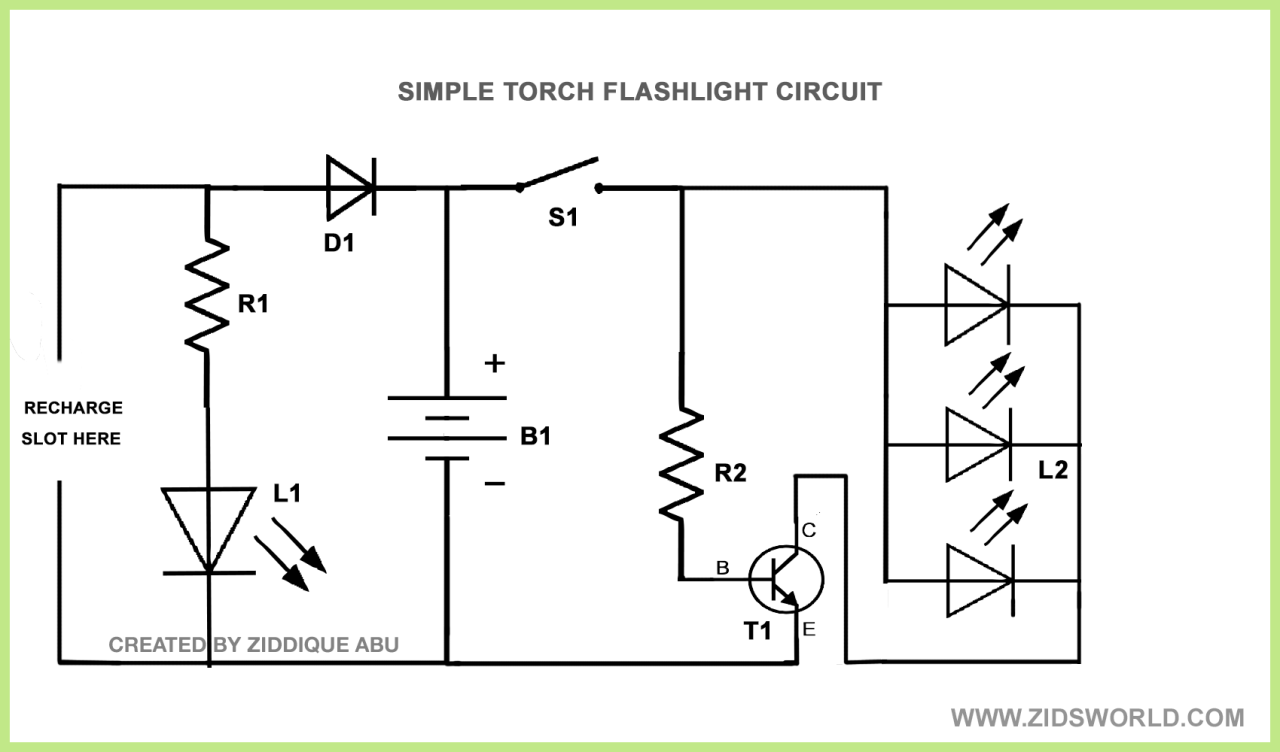 Simple Led Circuit Diagram
