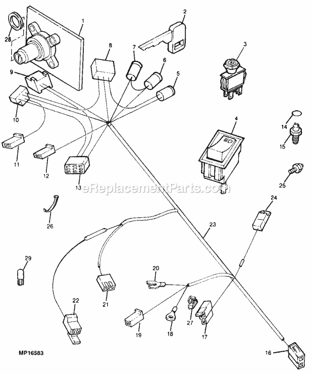 JOHN DEERE X495 WIRING DIAGRAM Auto Electrical Wiring Diagram