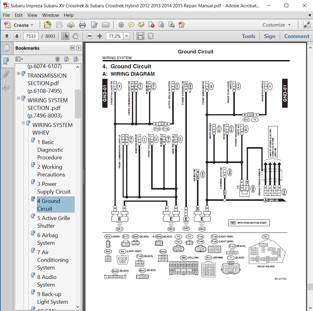Xv Crosstrek Wiring Diagram Wiring Diagram Schemas