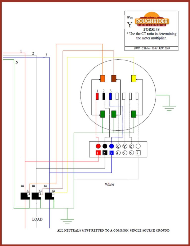 Meter Socket Wiring Diagram