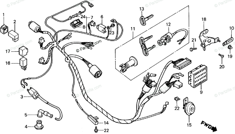 1986 Honda Spree Wiring Diagram