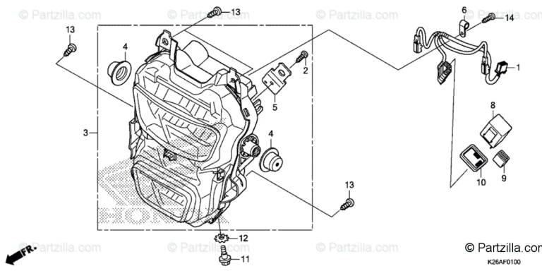 Honda Grom Headlight Wiring Diagram