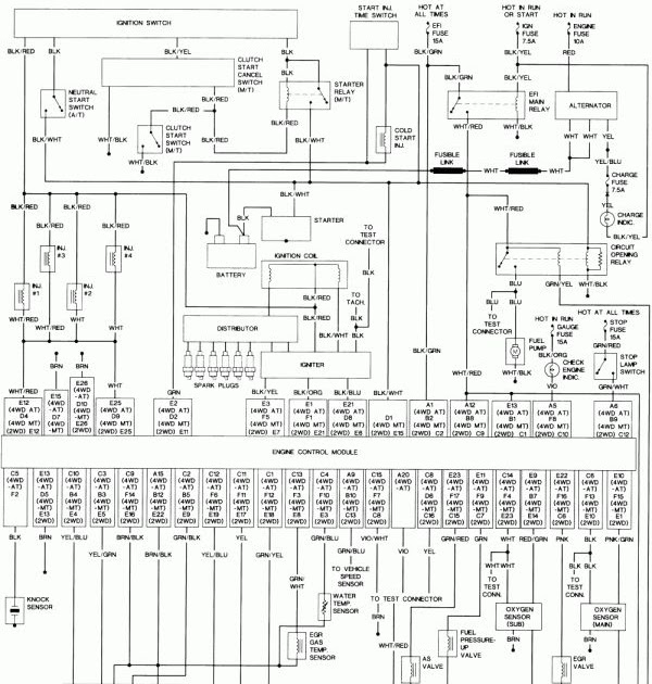 2000 4Runner Wiring Diagram