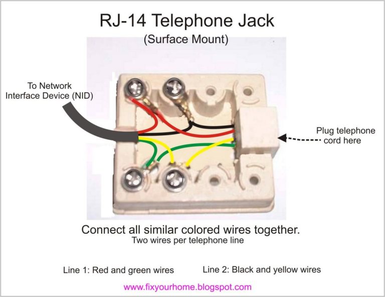 Phone Jack Wiring Diagram Australia