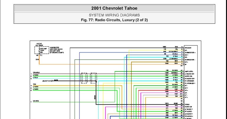 2001 Chevy 1500 Radio Wiring Diagram