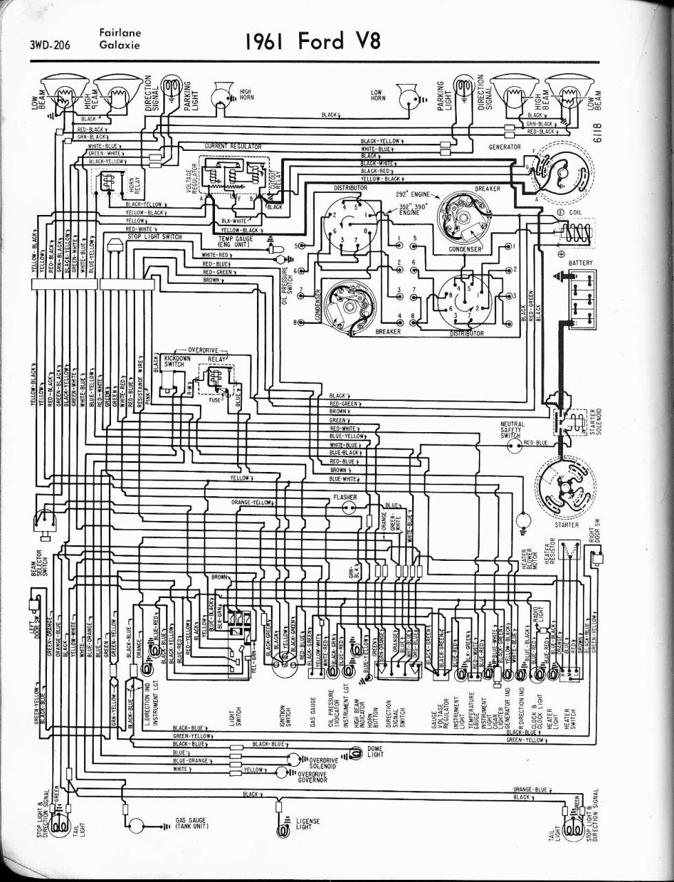1955 Thunderbird Wiring Diagram