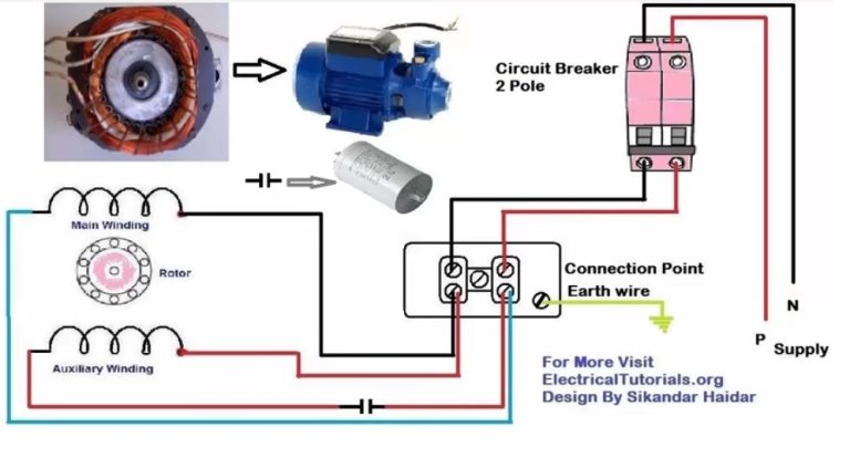 230 Vac Single Phase Wiring Diagram