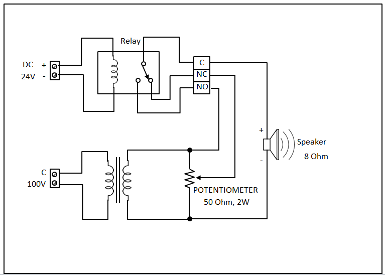 Outdoor Speaker Volume Control Wiring Diagram