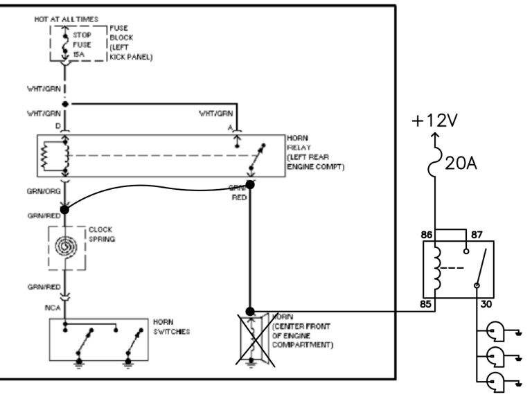 Miata Horn Wiring Diagram