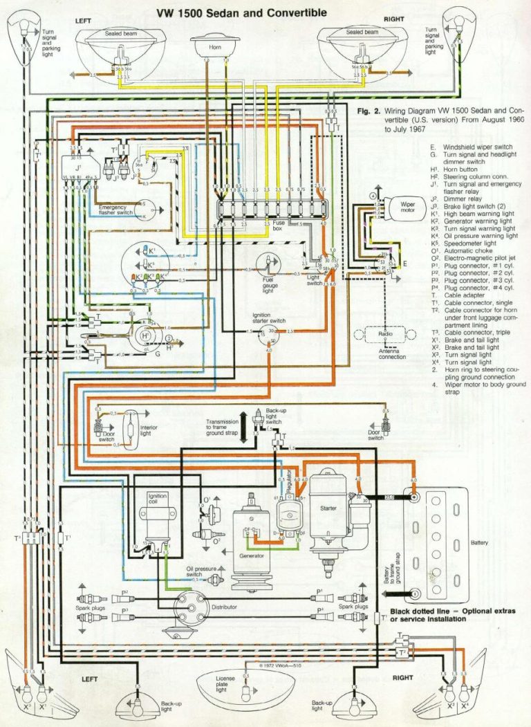 1968 Beetle Wiring Diagram