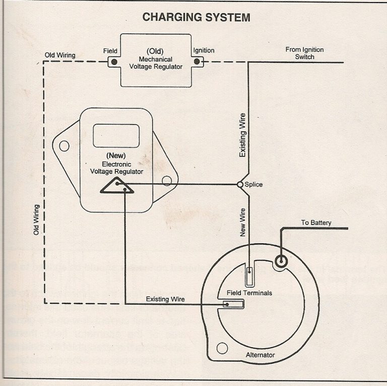 Alternator Wiring Diagram With Voltage Regulator