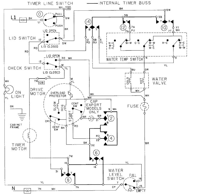 Ge Washer Lid Switch Wiring Diagram