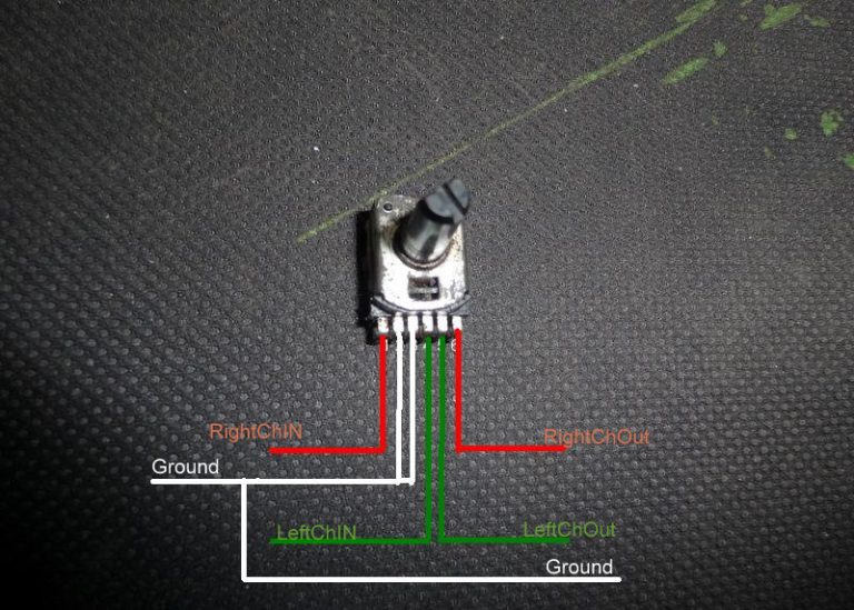 6 Pin Volume Control Wiring Diagram