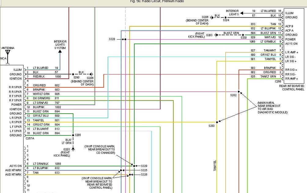 30 2000 Ford Expedition Radio Wiring Diagram Wire Diagram Source