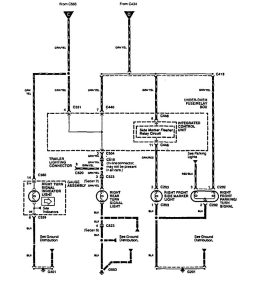Acura Integra (1994 1997) wiring diagrams hazard lamp