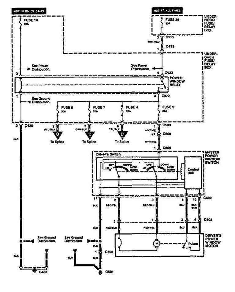 1996 Acura Integra Wiring Diagram