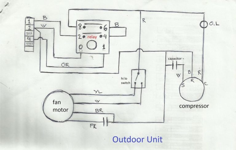 Ac Compressor Capacitor Wiring Diagram