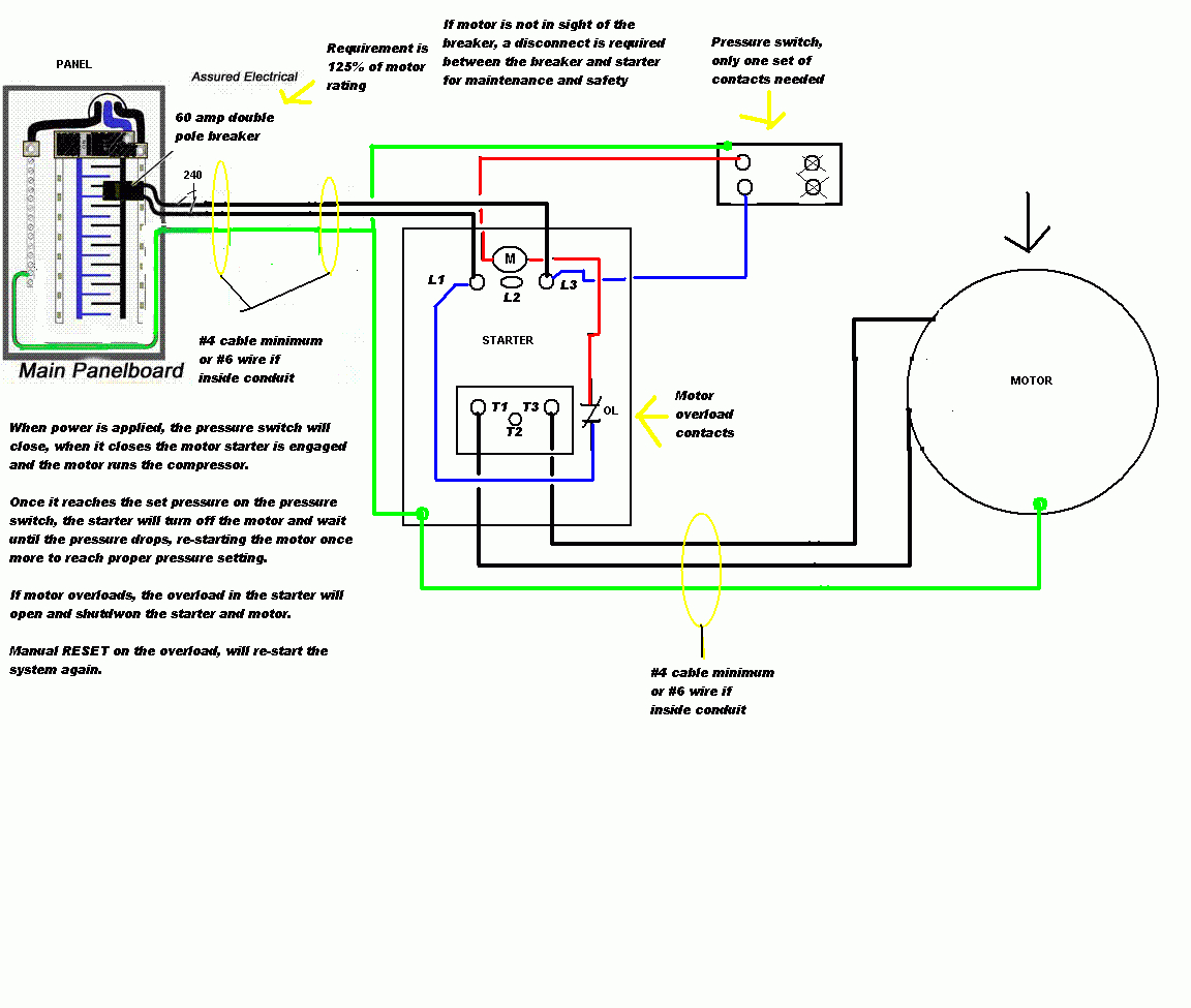Craftsman Air Compressor Capacitor Wiring Diagram