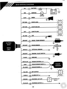 alpine radio wiring diagram