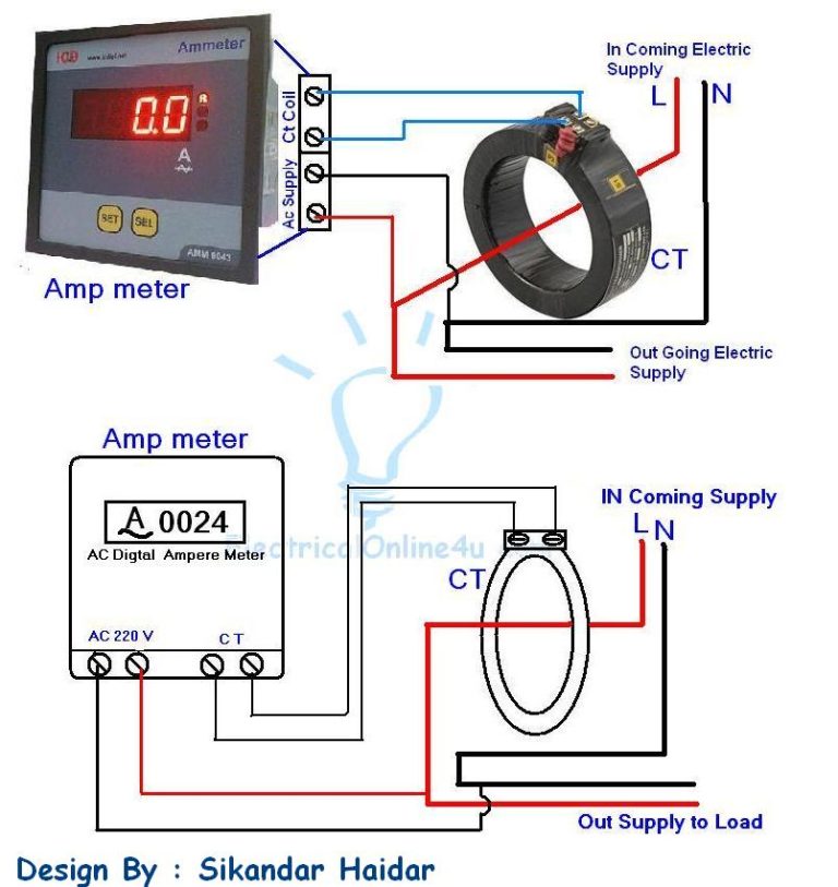 Dc Amp Meter Wiring Diagram