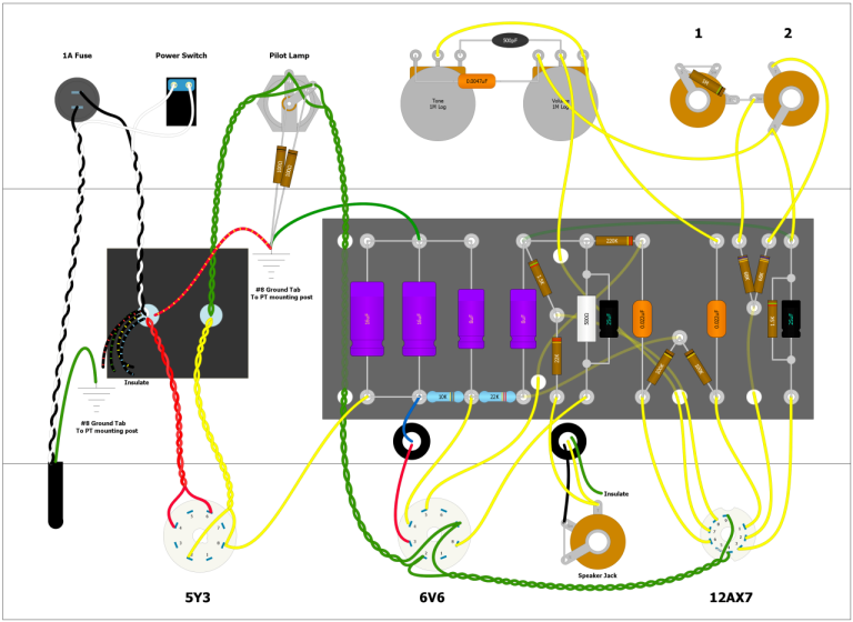 Guitar Amp Wiring Diagram