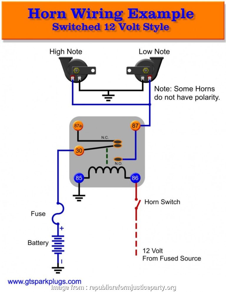Twin Horn Wiring Diagram