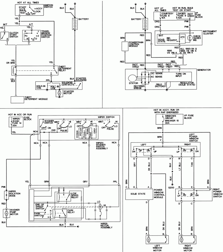 1994 Chevy S10 Wiring Diagram