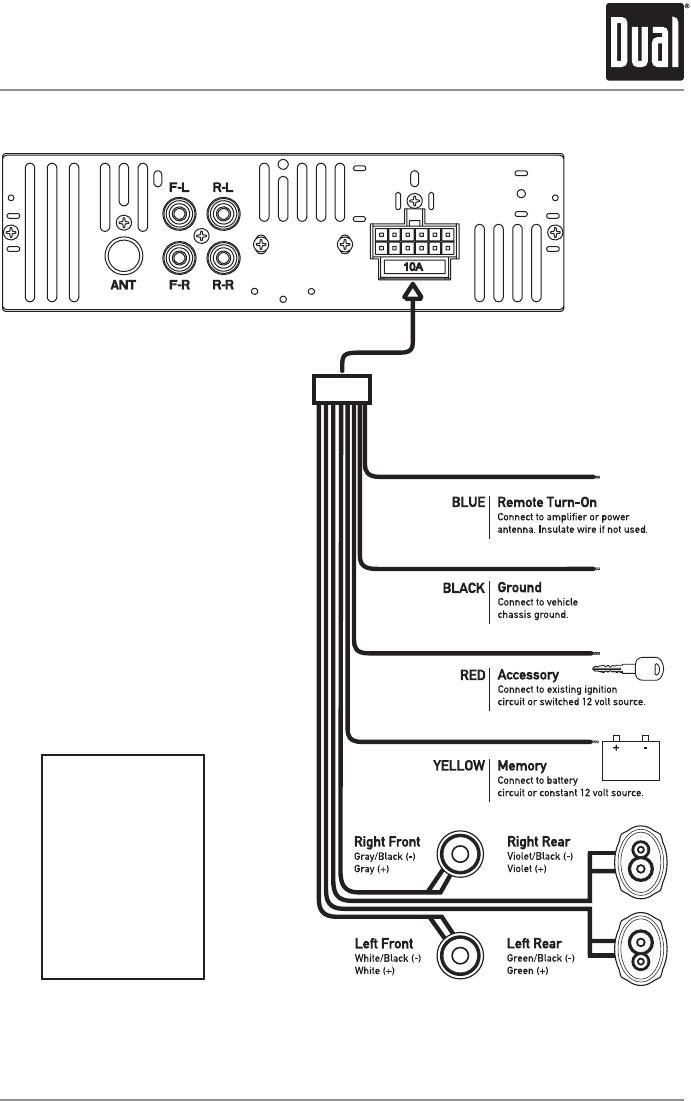 Dual Dxdm280Bt Wiring Diagram