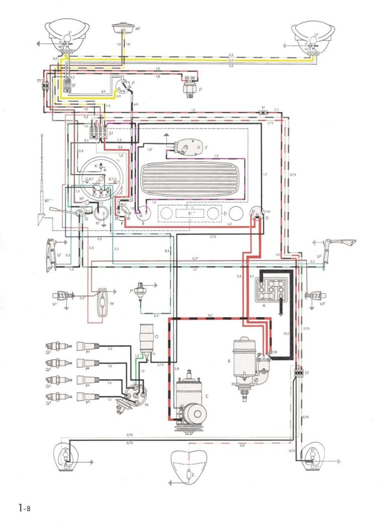 Air Cooled Vw Engine Wiring Diagram