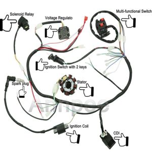 Razor Electric Pocket Rocket Wiring Diagram in 2021 Motorcycle wiring