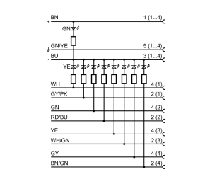 EBC016 Wiring block ifm electronic