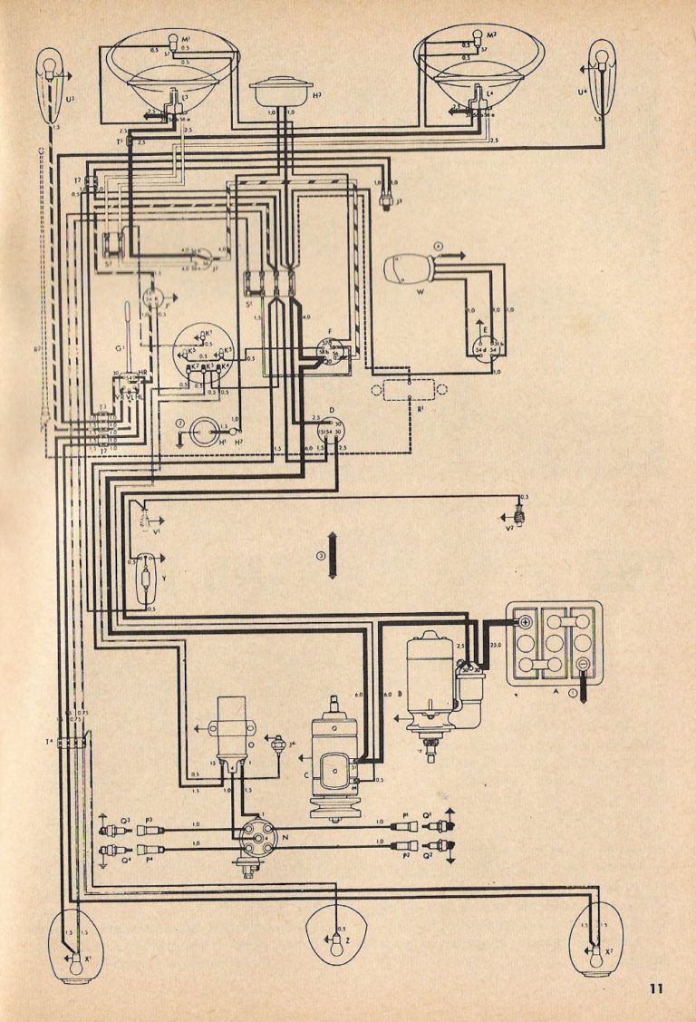 1969 Vw Beetle Wiring Diagram