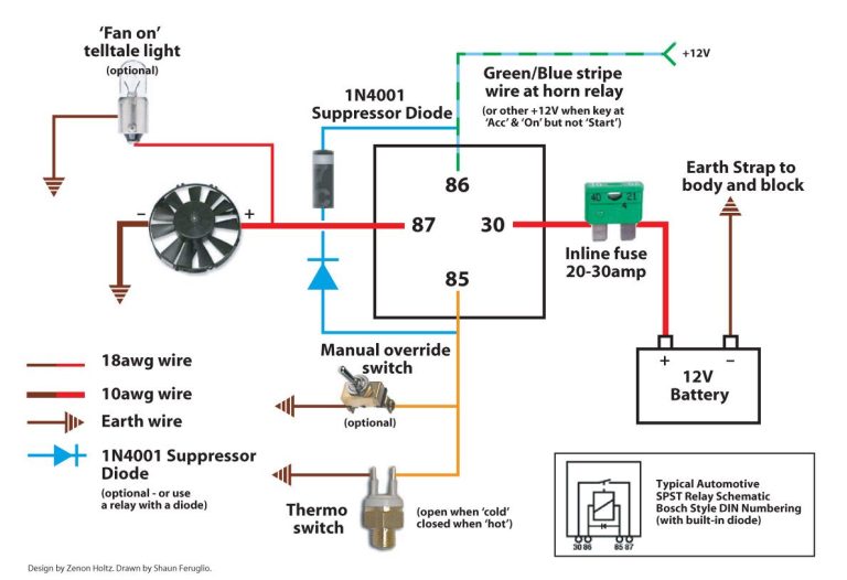 Electric Fan Switch Wiring Diagram