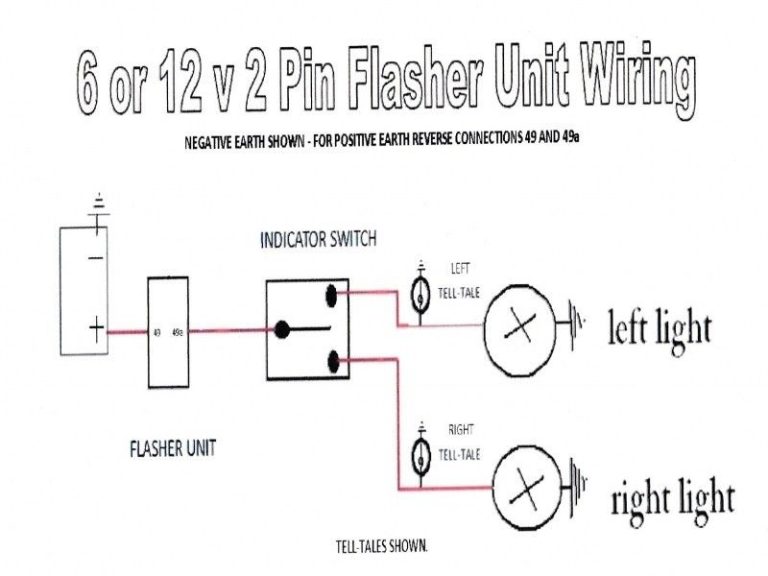 6 Pin Flasher Relay Wiring Diagram