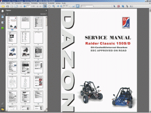 Dazon Raider Classic 150 Buggy Service Manual Wiring Diagram