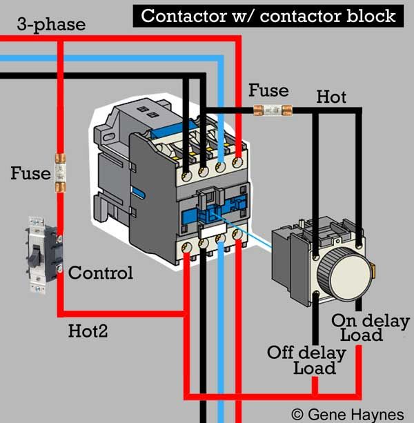 Single Phase Ac Contactor Wiring Diagram