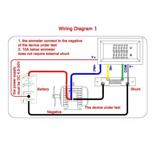 Ammeter Shunt Wiring Diagram
